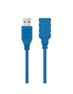 Nanocable Cable USB 3.0. A/M-A/H. Azul. 1 m 2