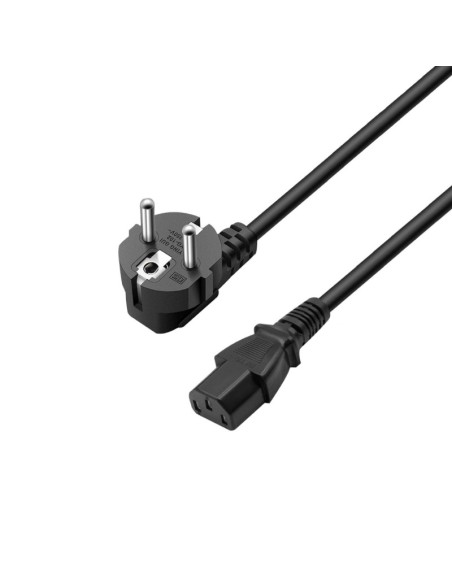 Ewent Cable alimentación 1.8m (IEC320 to C13)