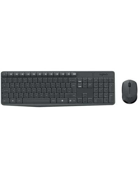 Logitech MK235 Teclado y ratón Inalámbrico Gris