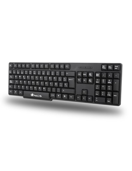 NGS EUPHORIAKIT TECL + RATON WIRELESS 2'4GHZ NEGRO