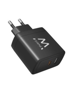 Cargador de Pared GaN Aisens ASCH-25W2P014-W/ 1xUSB Tipo-C/ 1xUSB/ 25W