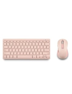 NGS KIT TECLADO Y RATON MULTIFUNCION RECARG ROSA 2