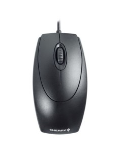 Cherry Ratón óptico Negro PS/2-USB