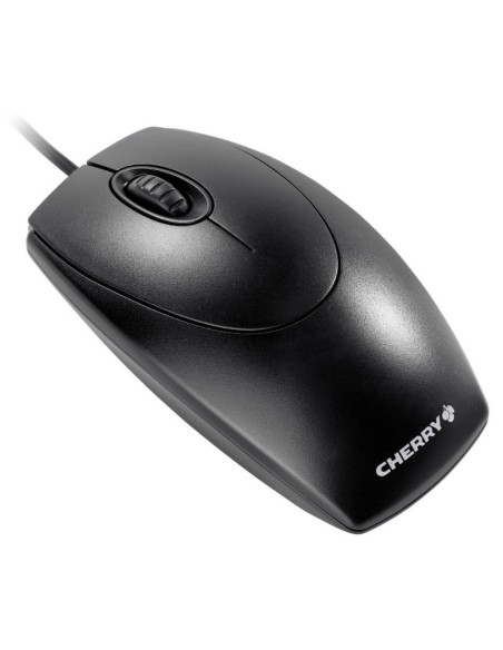 Cherry Ratón óptico Negro PS/2-USB