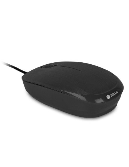 NGS Raton óptico Flame 1000 Dpi Negro