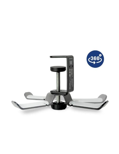 EWENT Soporte Auriculares ajustable escritorio