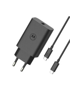 Cargador de Pared GaN Aisens ASCH-30W2P038-BK/ 1xUSB Tipo-C/ 1xUSB/ 30W