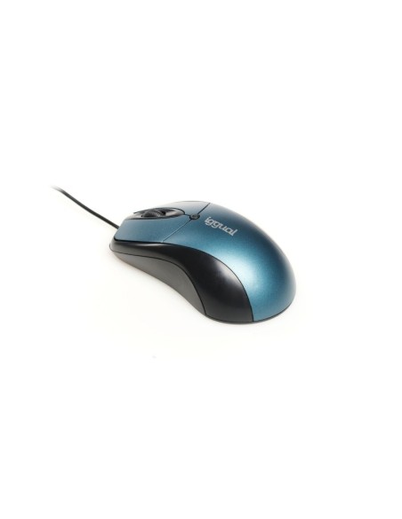 iggual Ratón óptico COM-ERGONOMIC-XL-800DPI azul