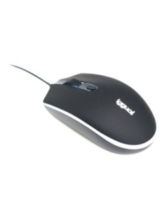 iggual Ratón óptico COM-LED-1600DPI negro