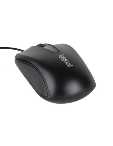iggual Ratón óptico COM-BASIC2-800DPI negro