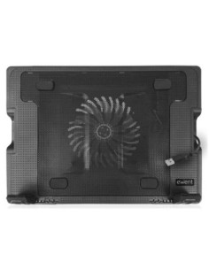 EWENT EW1258 Soporte Ventilador Portatil 17"+2 USB