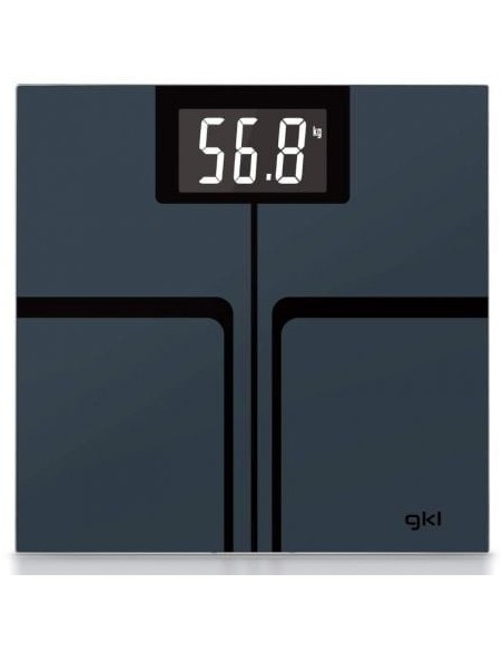 Báscula de Baño GKL Fitmax Black/ Hasta 200kg