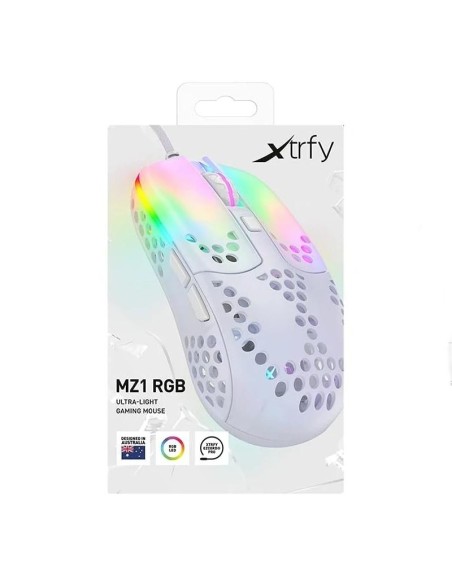 Cherry Xtrfy Ratón RGB 400-16'000 dpi USB WHITE