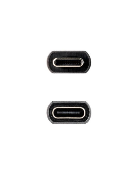 Nanocable Cable USB 3.2 Gen2 USB-C M/H 1 M Negro