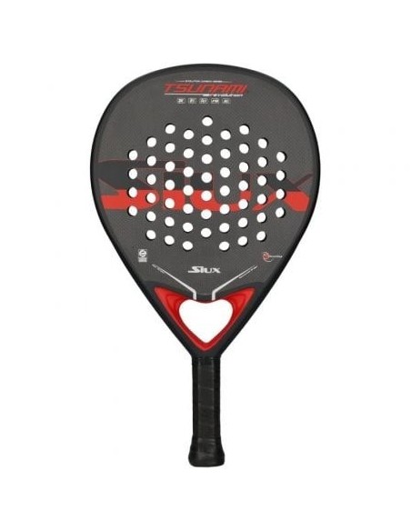 Pala de Pádel Siux Tsunami Revolution/ Roja y Negra