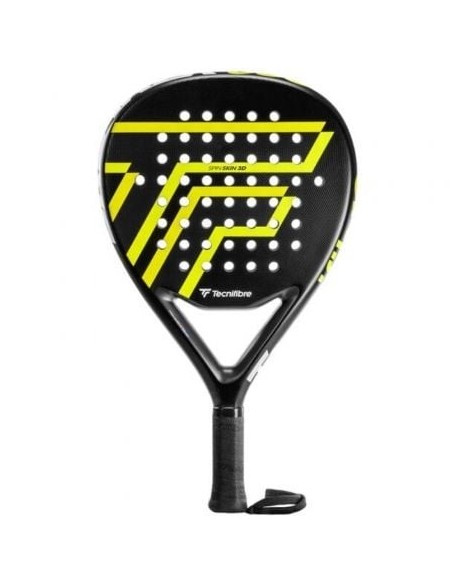 Pala de Pádel Tecnifibre Wall Breaker 360/ Amarilla y Negra