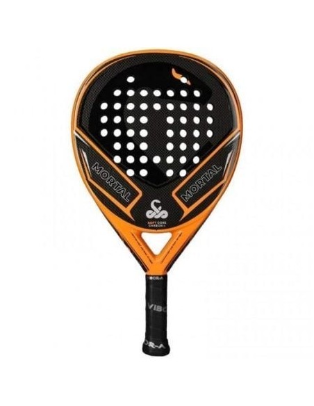 Pala de Pádel VIBOR-A Mortal Carbon 3.0/ Naranja y Negra