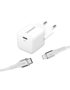 Intenso   KIT Cargador GaN W30C + Cable Lightning