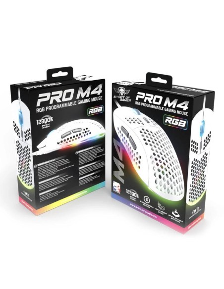 Spirit of Gamer Ratón Pro M4 White