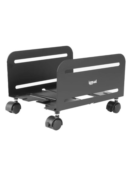 iggual Soporte CPU metálico con ruedas SOP2