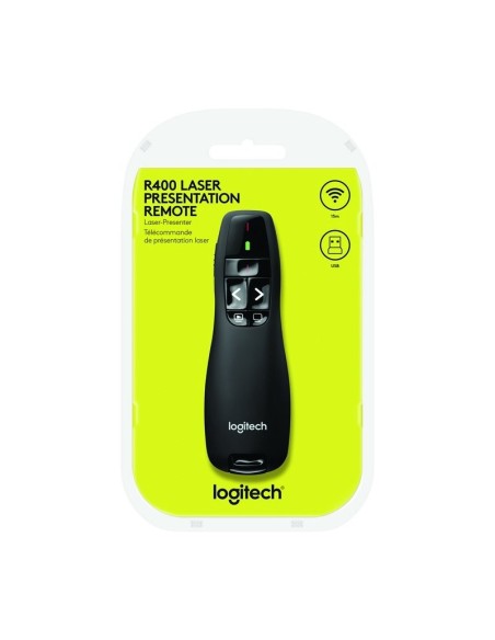 Logitech R400 Wireless Presenter + puntero láser