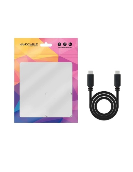 Nanocable Cable USB2.0 3A USB-C/M-USB-C/M 1.5 M