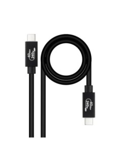 Nanocable Cable USB4 Gen3x2 40Gbps 240W USB-C 1M