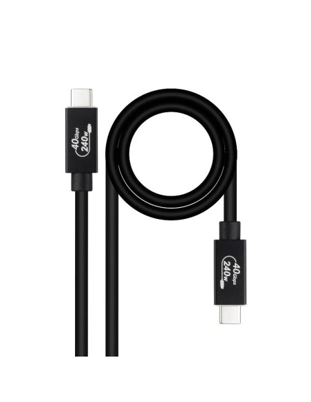 Nanocable Cable USB4 Gen3x2 40Gbps 240W USB-C 1M