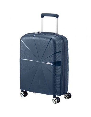 Maleta de Cabina American Tourister Starvibe Spinner 55cm/ 55x40x20cm/ 4 Ruedas/ Azul Marino