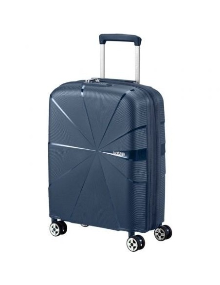 Maleta de Cabina American Tourister Starvibe Spinner 55cm/ 55x40x20cm/ 4 Ruedas/ Azul Marino