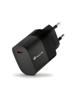 Cargador de Pared GaN Aisens ASCH-65W2P040-BK/ 2xUSB Tipo-C/ 65W