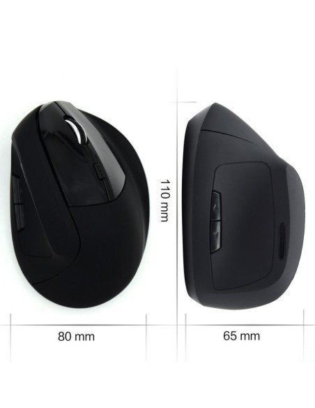 Ewent EW3158 Ratón Wireless Vertical 1600 dpi