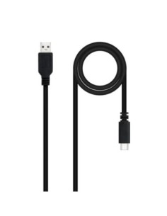 Nanocable Cable USB 2.0 3A USB-C-M/M 1.5M Negro