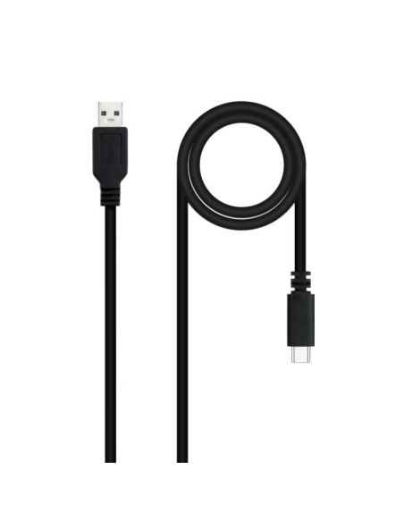 Nanocable Cable USB 2.0 3A USB-C-M/M 1.5M Negro