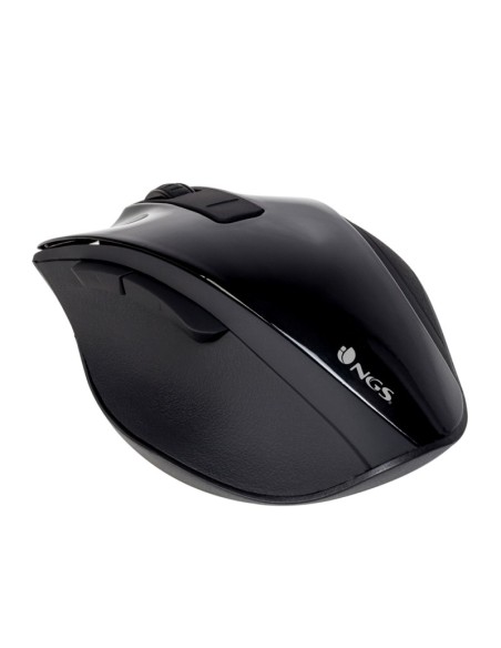 NGS Ratón Inalámbrico 2'4 GHz BOWBLACK16000DPI Neg