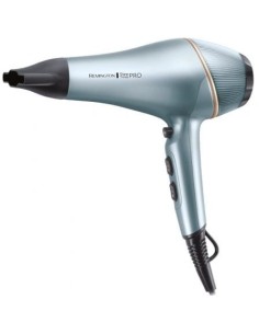 Secador Remington Shine Therapy Pro AC9300/ 2200W/ Iónico/ Negro y Azul
