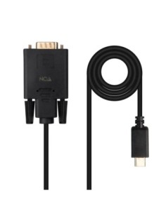 Nanocable Cable Conversor USB-C/M a VGA/M 1.8 M