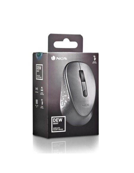 NGS RATON INALAMBRICO 800/1600DPI Gris
