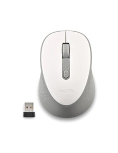 NGS RATON INALAMBRICO 800/1600DPI Blanco