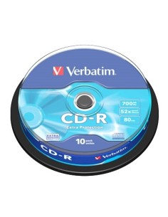 Verbatim CD-R 700MB 52x Tarrina 10Uds