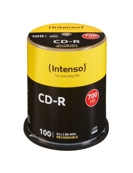 Intenso CD-R 700MB/80min tubo 100 unidades