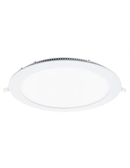 Downlight Iglux LS-102118-FB V2/ Circular/ Ø220 x 19mm/ Potencia 18W/ 1700 Lúmenes/ 6000ºK/ Blanco