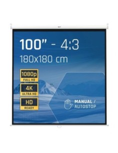 iggual Pantalla manual 4:3 100" 180x180 cm