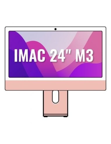 Apple iMac 24' Retina 4,5K / M3 8-Core CPU/ 8Gb/ 512Gb SSD/ 10-Core GPU/ Rosa