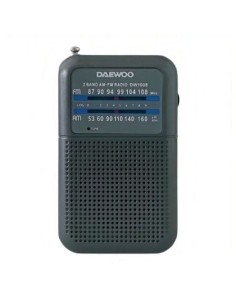 Radio Portátil Daewoo DW1008/ Gris