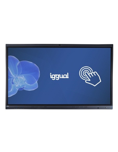 iggual Pantalla interactiva 4K ORCHID 75" Webcam