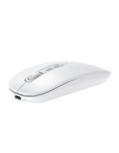 Coolbox Ratón W02-IA Inalámbrico RF+BT Blanco
