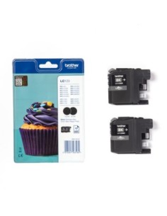 Brother Cartucho LC123BKBP Negro Blister 2