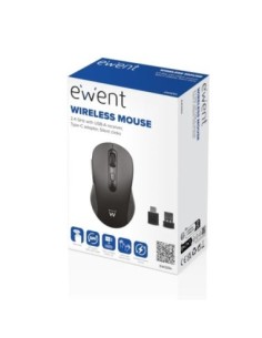 EWENT EW3204 Ratón inalámbrico 2'4GHz click silen 2