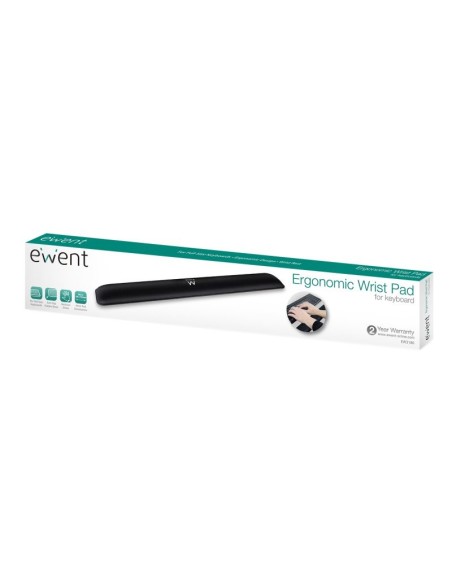 EWENT EW3180 Reposa Muñecas Ergonómico Negro